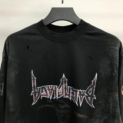 「#2221」Balenciaga Reflection Tower Long Sleeve T-Shirt