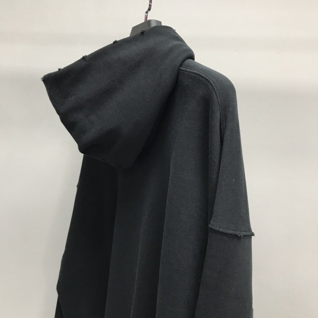 「#2225」Balenciaga lettered hooded sweatshirt