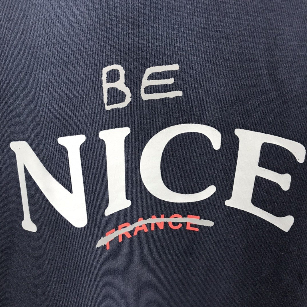 「#2227」Balenciaga BE NICE hooded sweatshirt