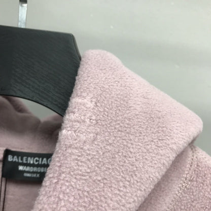 「#2230」Balenciaga Polar Fleece Coke Hooded Sweatshirt