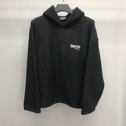 「#2231」Balenciaga Polar Fleece Coke Hooded Sweatshirt