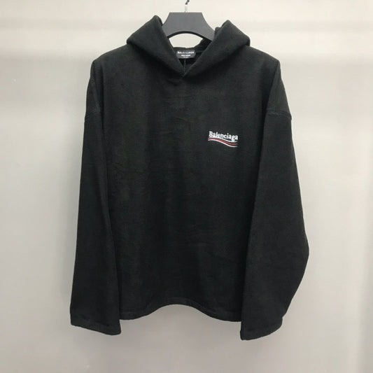 「#2231」Balenciaga Polar Fleece Coke Hooded Sweatshirt