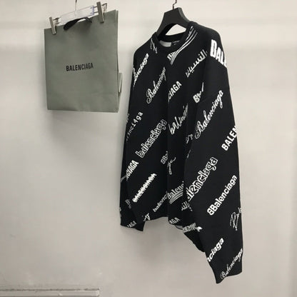 「#2236」Balenciaga letter sweater