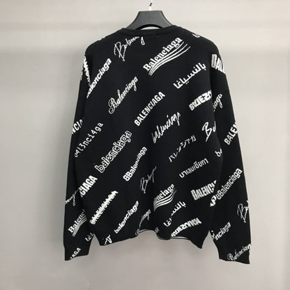 「#2236」Balenciaga letter sweater