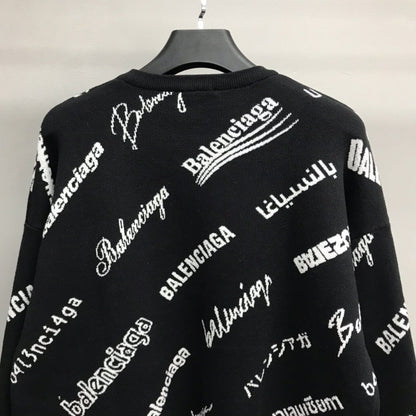 「#2236」Balenciaga letter sweater