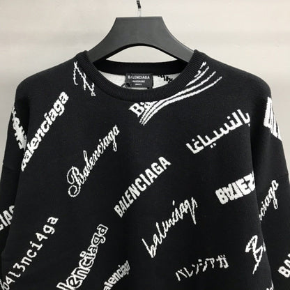 「#2236」Balenciaga letter sweater