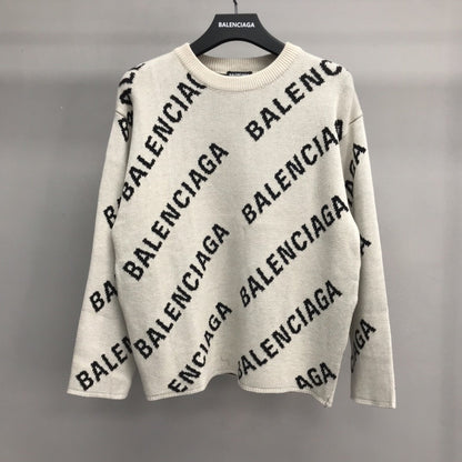 「#2238」Balenciaga letter sweater