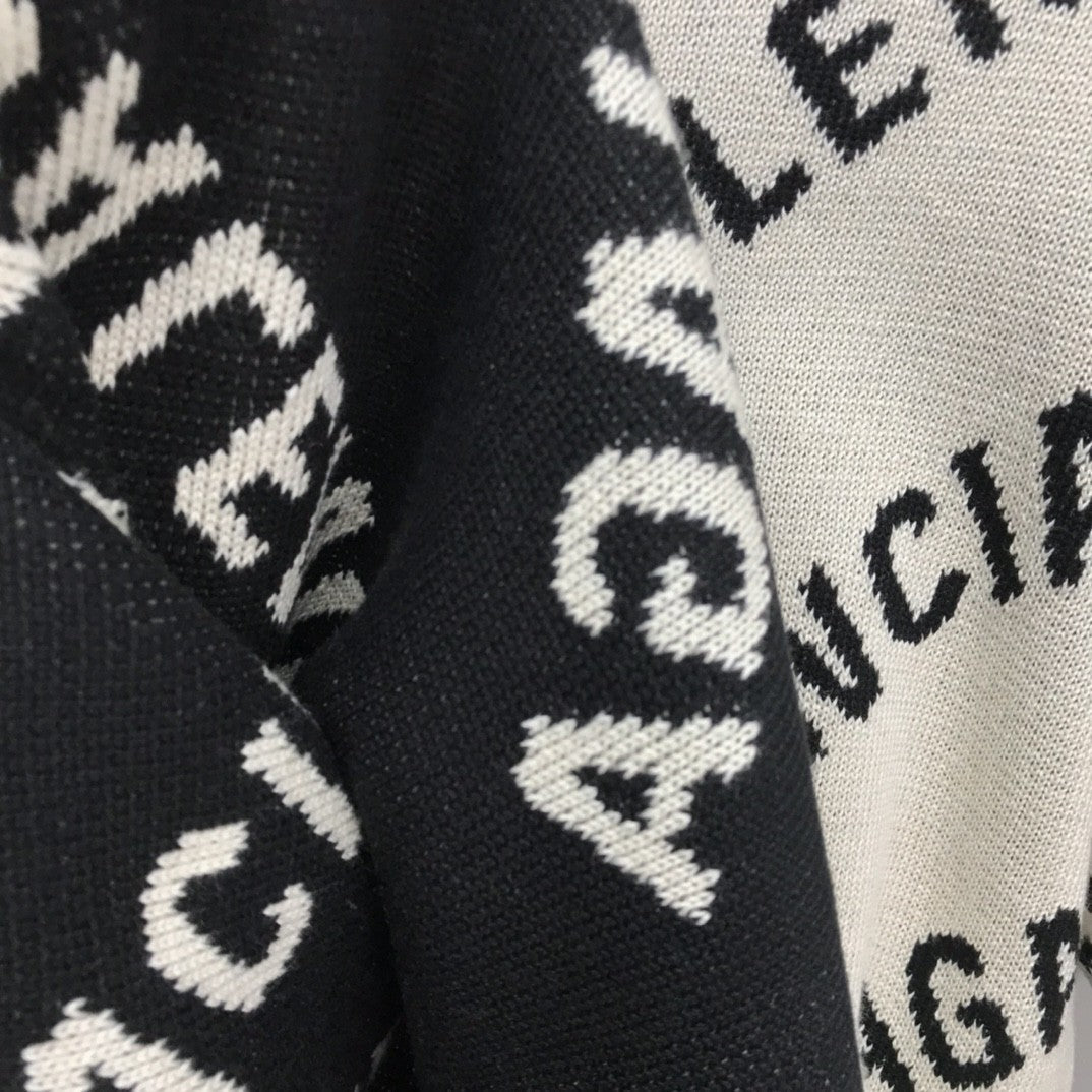 「#2238」Balenciaga letter sweater