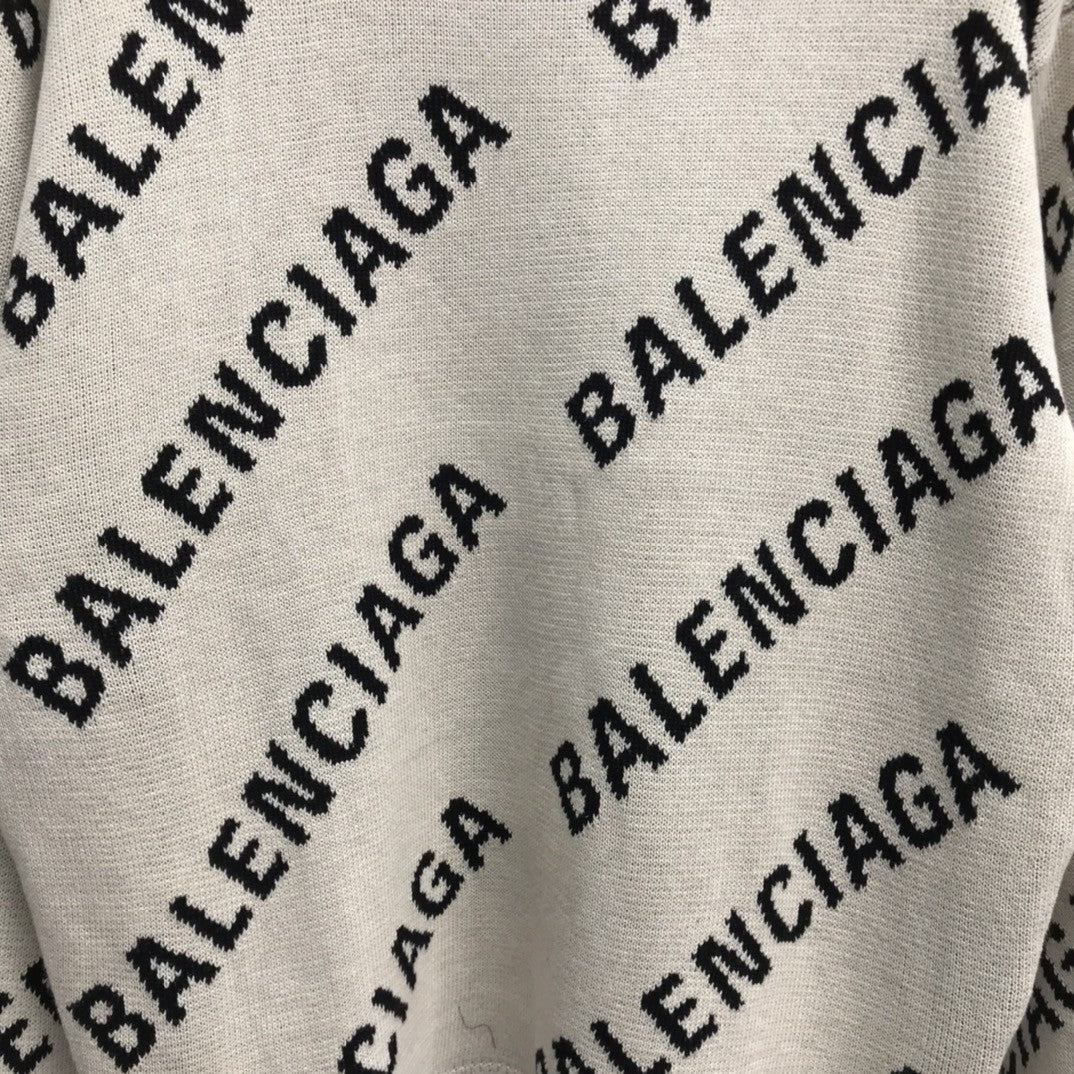 「#2238」Balenciaga letter sweater