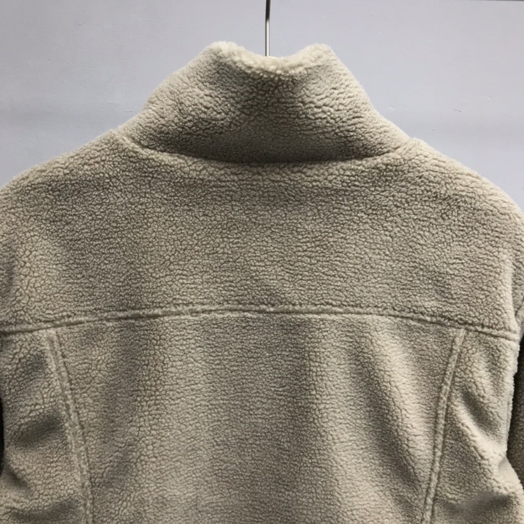 「#2240」Balenciaga lettered lambswool jacket