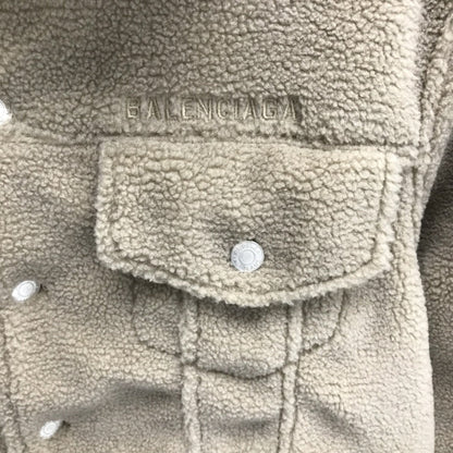 「#2240」Balenciaga lettered lambswool jacket