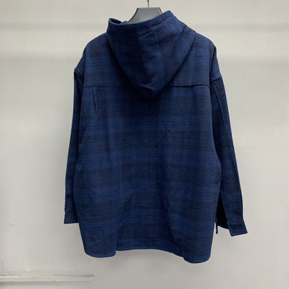「#2283」Balenciaga plaid shirt hooded jacket