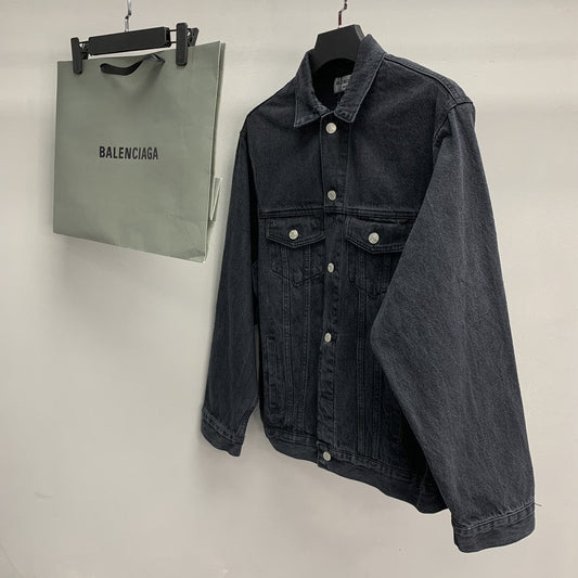 「#2287」Balenciaga BB letter denim jacket