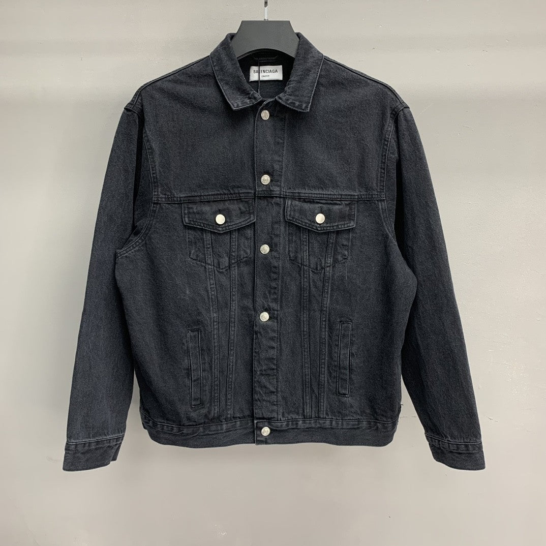 「#2287」Balenciaga BB letter denim jacket