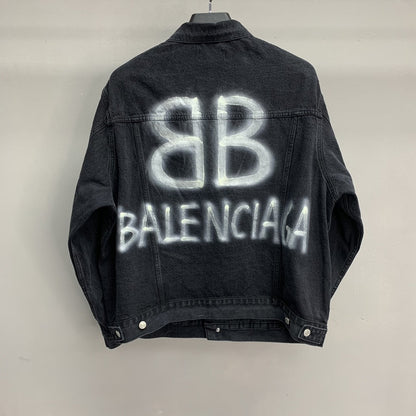 「#2287」Balenciaga BB letter denim jacket