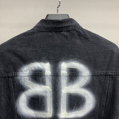 「#2287」Balenciaga BB letter denim jacket