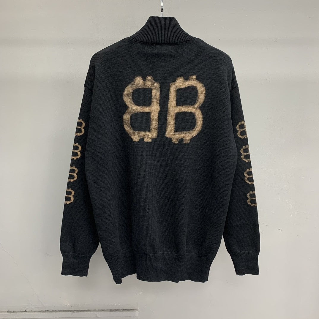 「#2289」Balenciaga Bitcoin turtleneck sweater