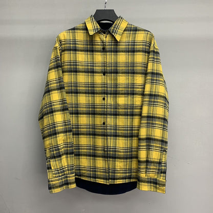 「#2290」Balenciaga reversible plaid shirt jacket