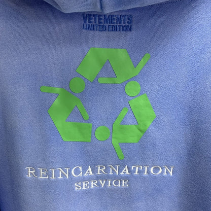 「#2299」Balenciaga lettered washed sweatshirt