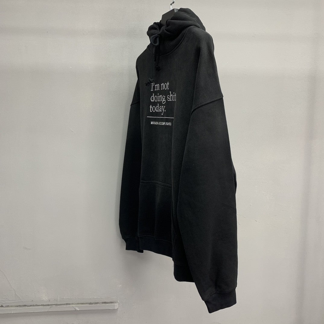 「#2300」Balenciaga lettered washed sweatshirt
