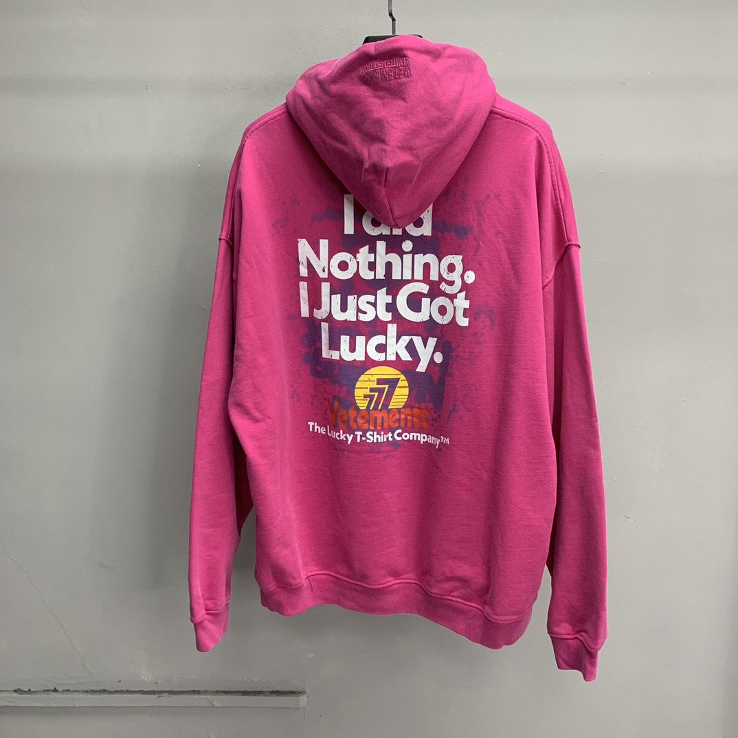 「#2301」Balenciaga Lucky hooded sweatshirt