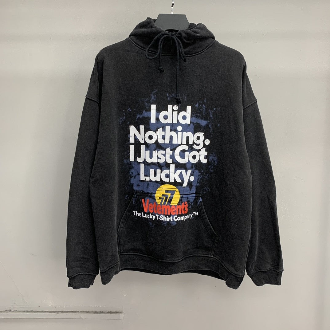 「#2302」Balenciaga Lucky hooded sweatshirt