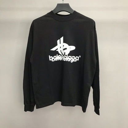 「#2304」Balenciaga lettered long sleeve T-shirt