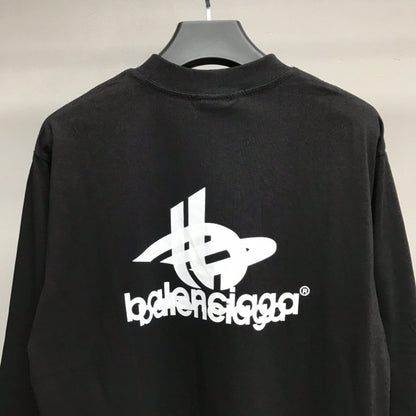 「#2304」Balenciaga lettered long sleeve T-shirt