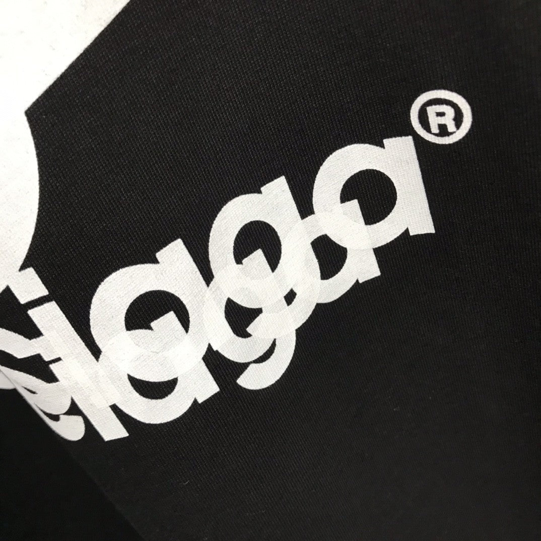 「#2304」Balenciaga lettered long sleeve T-shirt