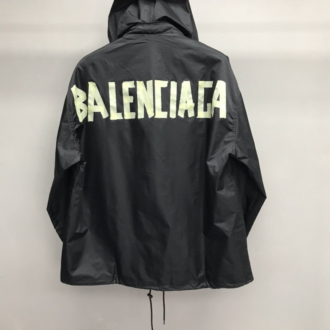 「#2306」Balenciaga masking tape trench coat