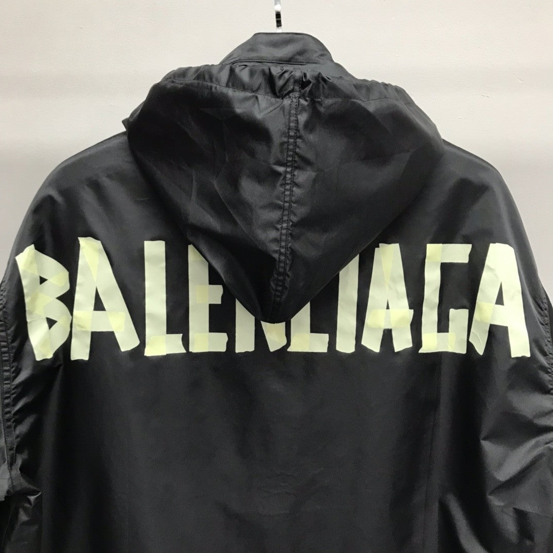 「#2306」Balenciaga masking tape trench coat