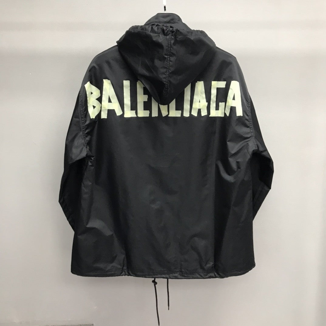 「#2306」Balenciaga masking tape trench coat