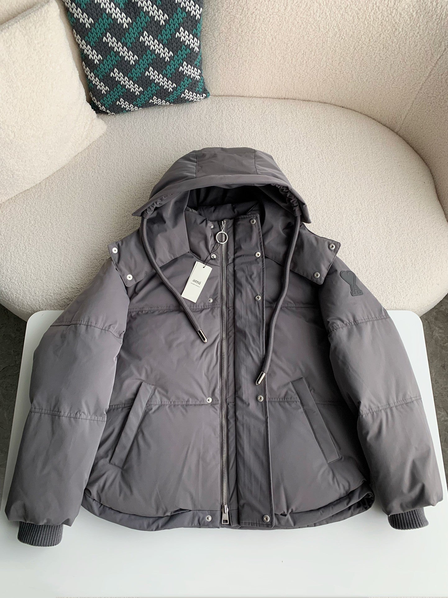 「#2104」Ami Short  men's down jacket