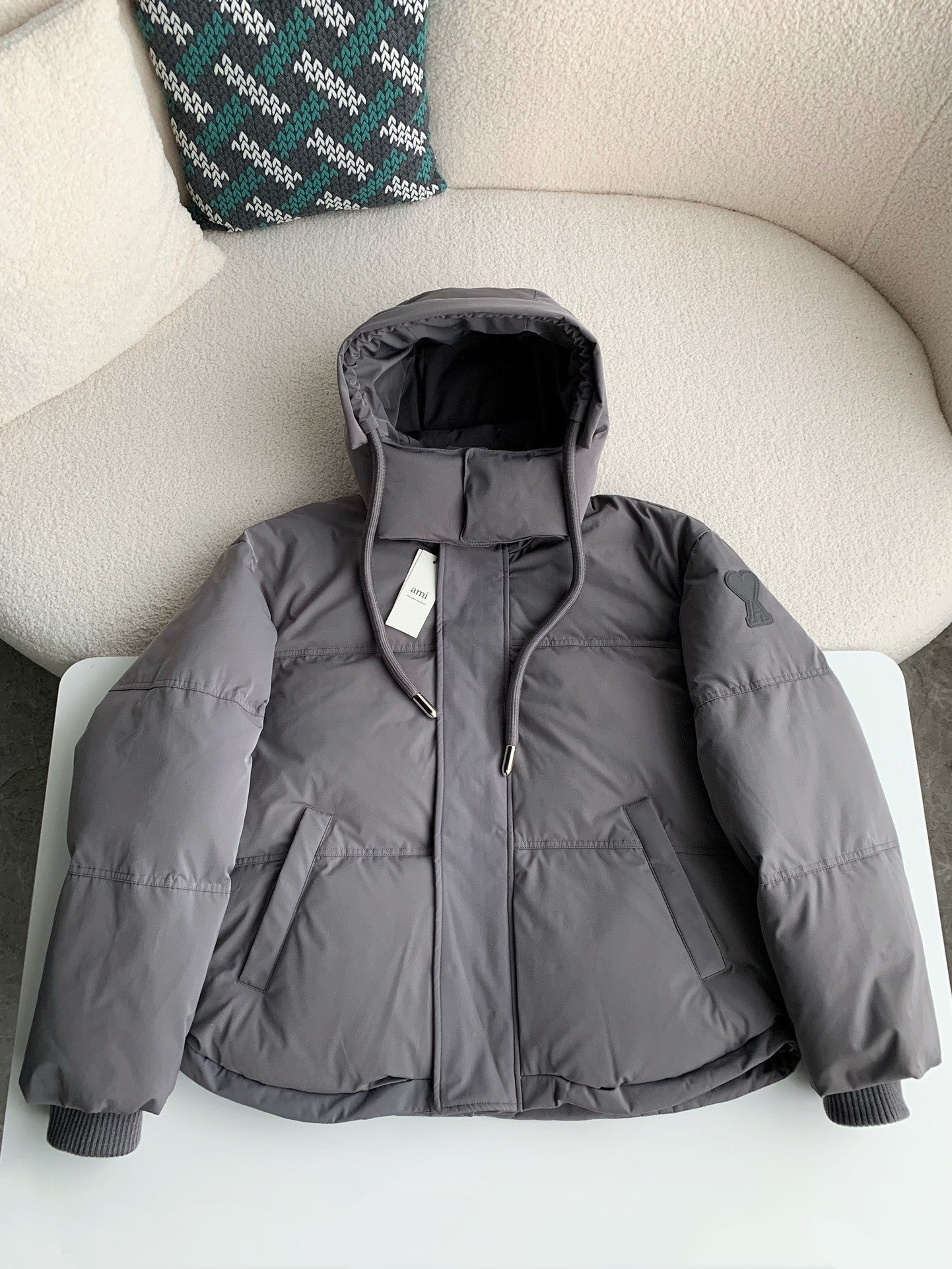 「#2104」Ami Short  men's down jacket