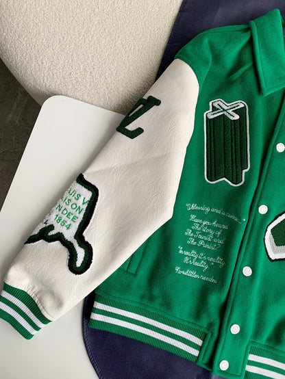 「#2329」Louis Vuitton Varsity Jackets (Copie)