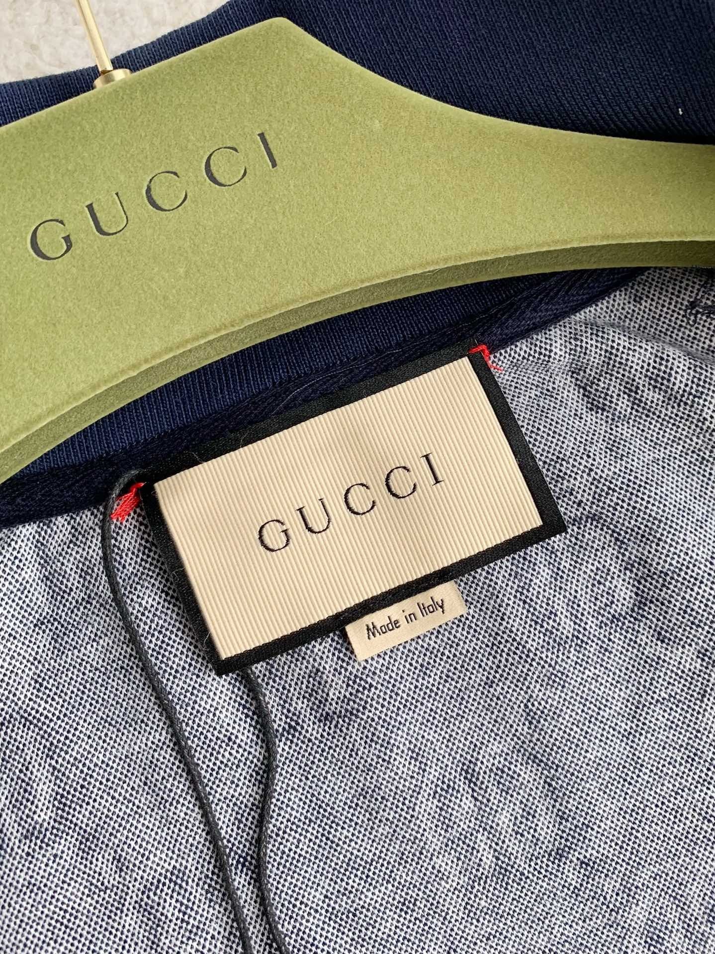 「#2342」Gucci Men's knitted sweater jacket