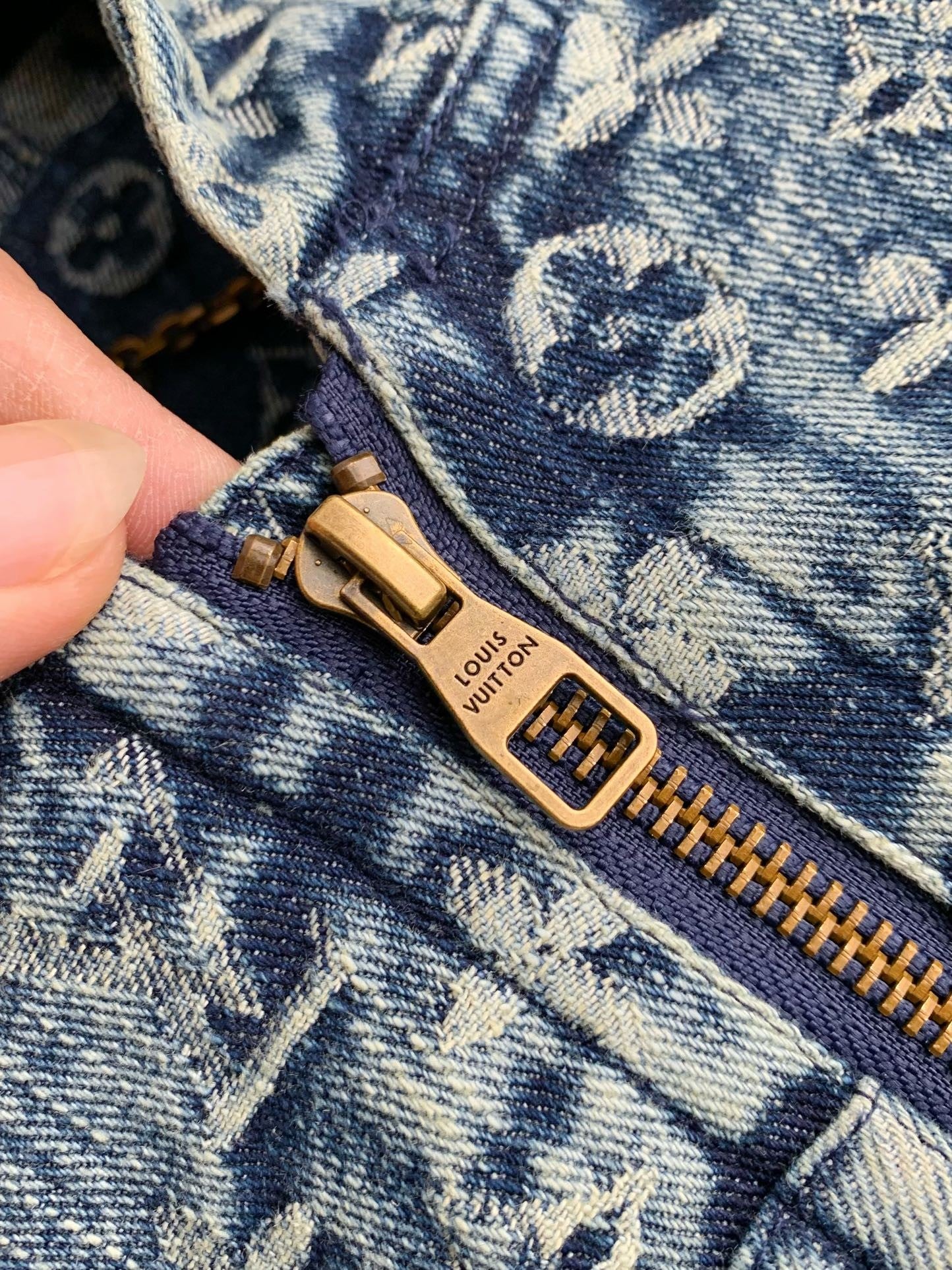 「#2388」Louis Vuitton Jean hooded jacket