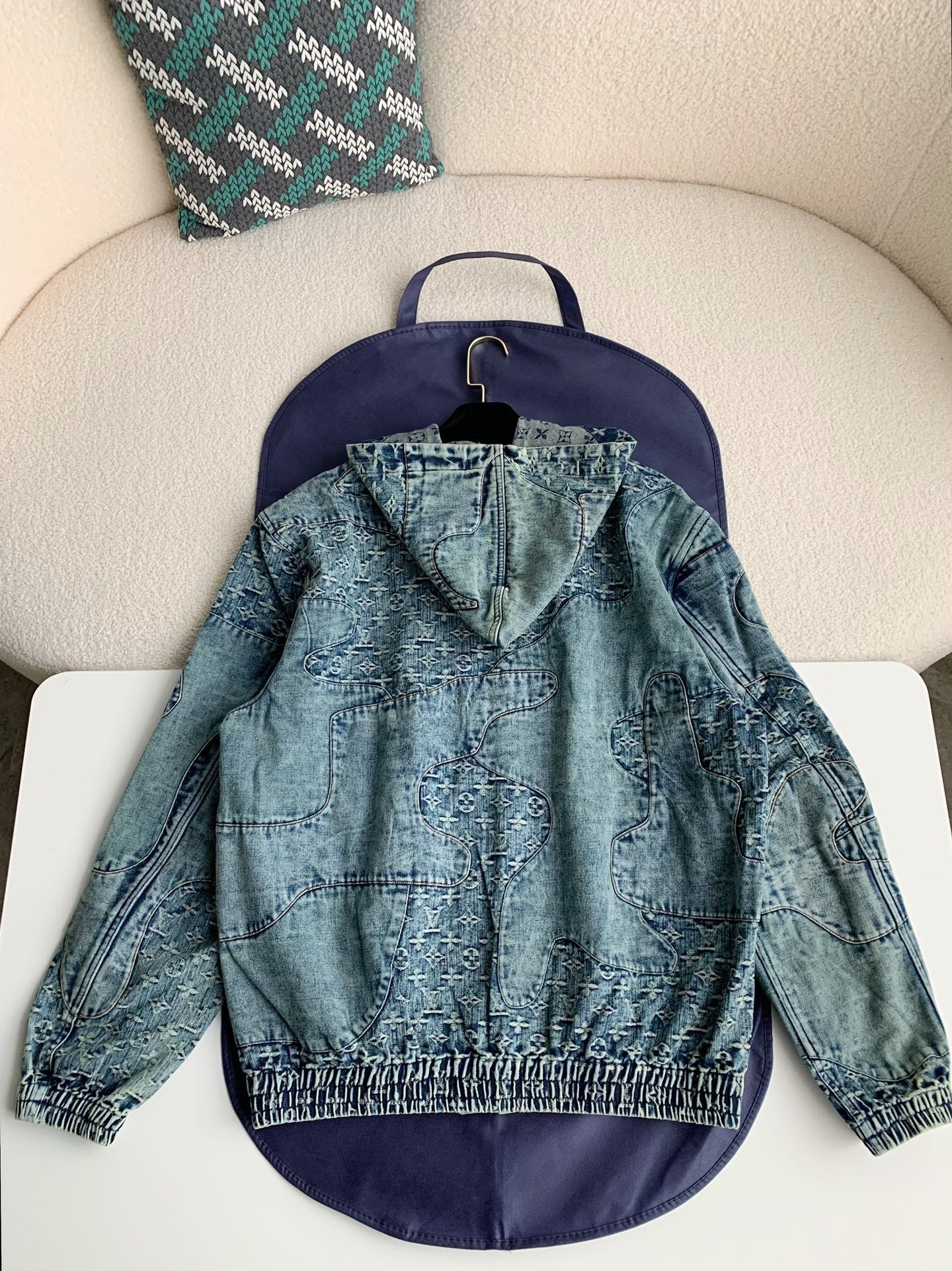 「#2388」Louis Vuitton Jean hooded jacket