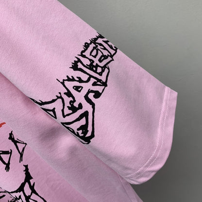 「#2452」Balenciaga doodle year of the Dragon Alphabet T-shirt