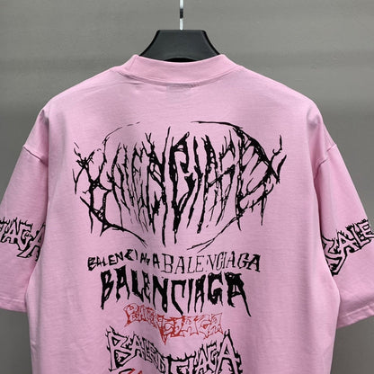「#2452」Balenciaga doodle year of the Dragon Alphabet T-shirt