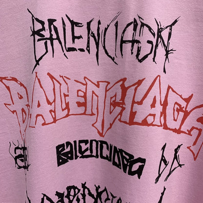 「#2452」Balenciaga doodle year of the Dragon Alphabet T-shirt