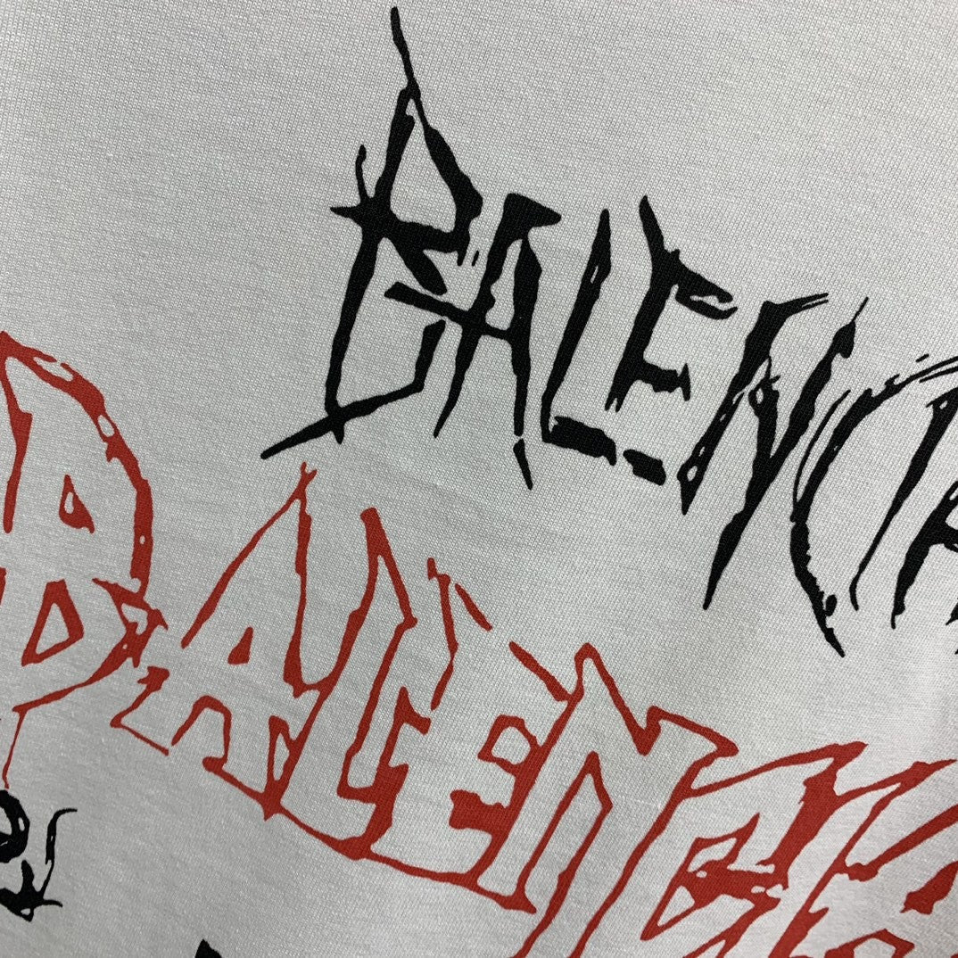 「#2453」Balenciaga doodle year of the Dragon Alphabet T-shirt