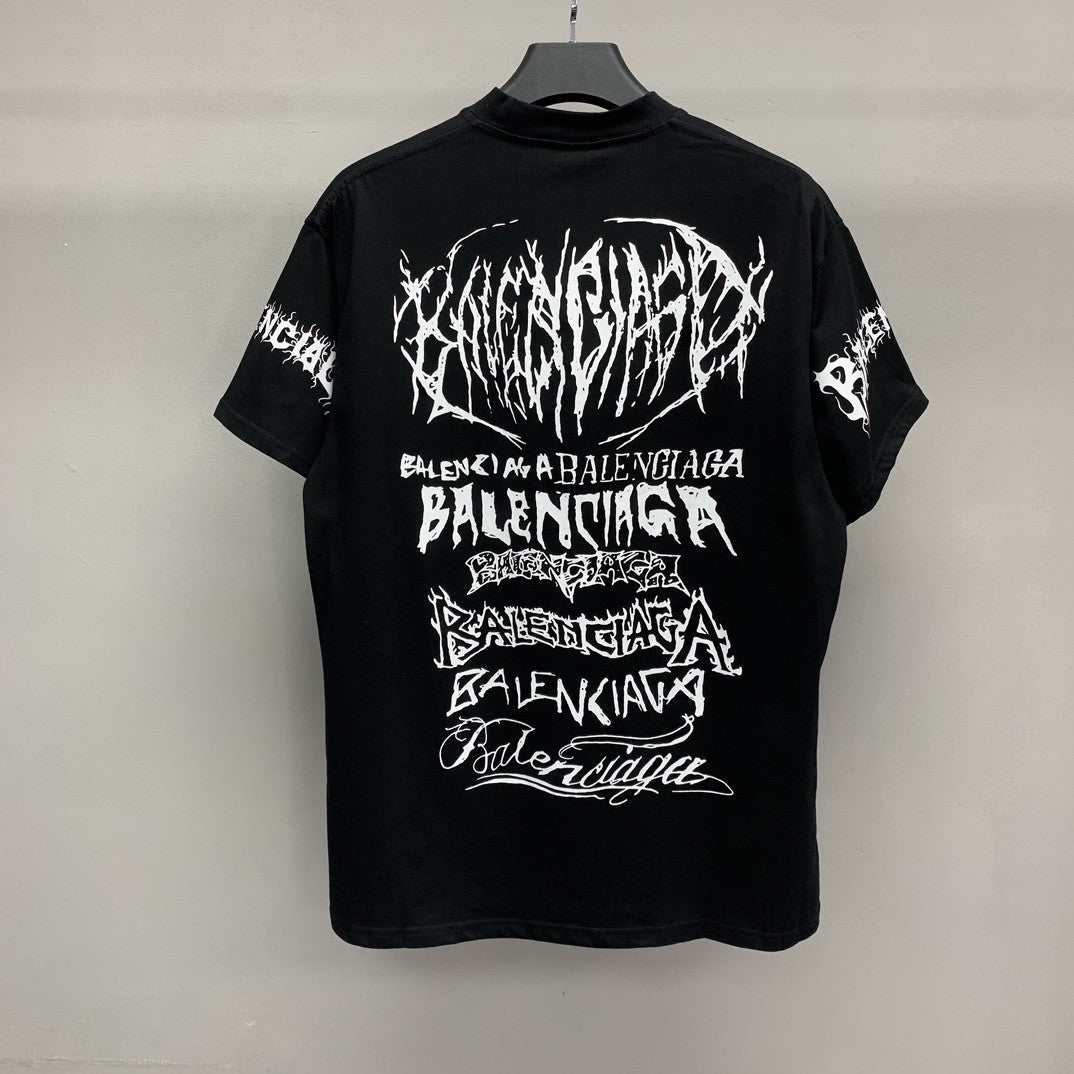 「#2454」Balenciaga doodle year of the Dragon Alphabet T-shirt