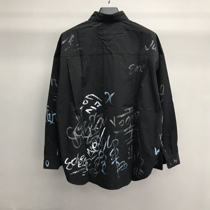 「#2456」Balenciaga BLCG graffiti long-sleeved shirt