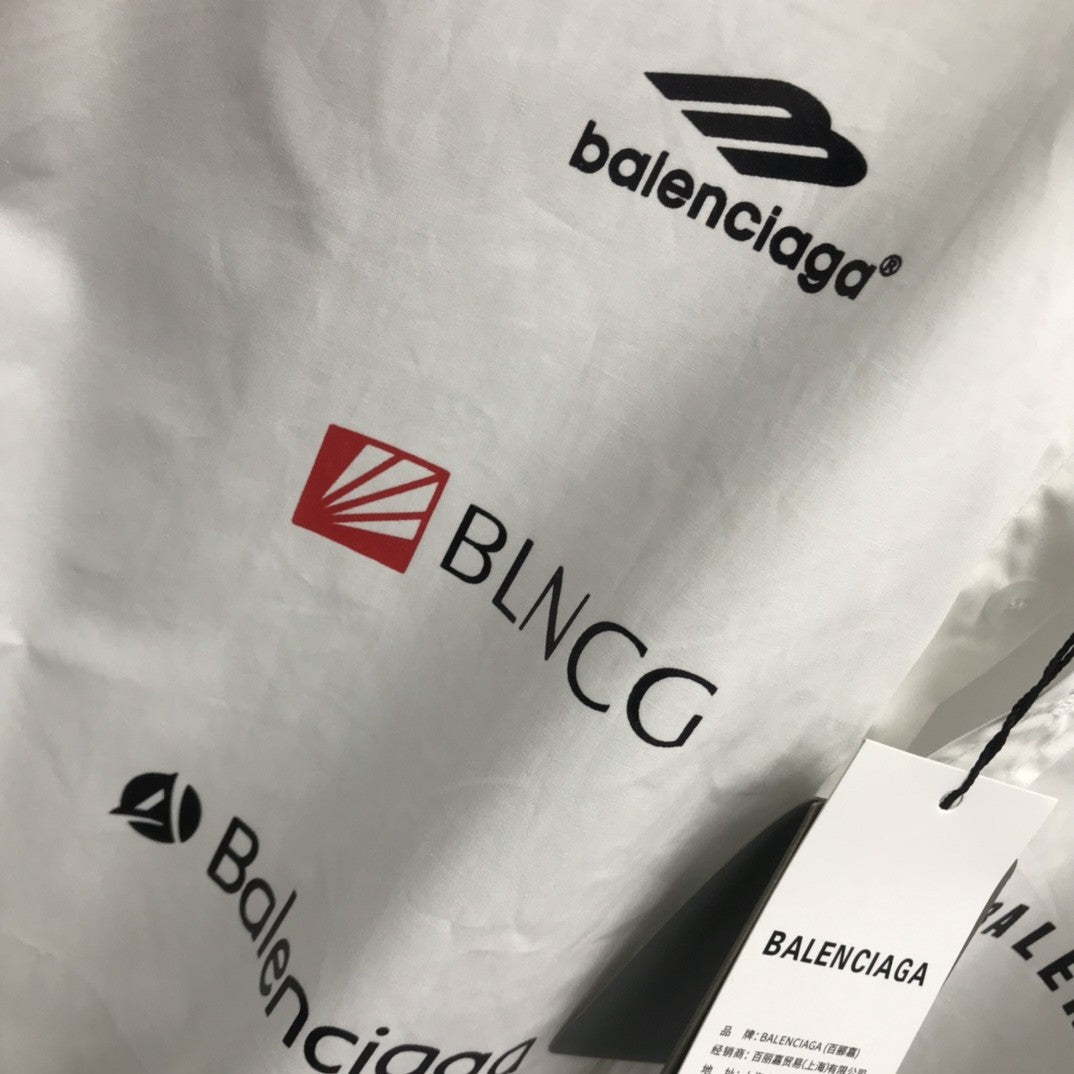 「#2457」Balenciaga LOGO LOGO racing style long sleeve shirt