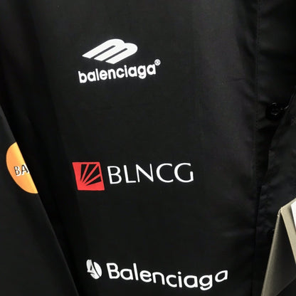 「#2458」Balenciaga LOGO LOGO racing style long sleeve shirt