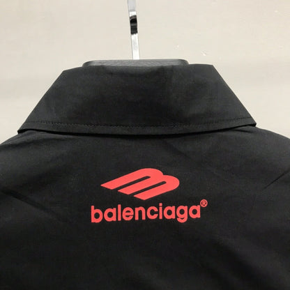 「#2458」Balenciaga LOGO LOGO racing style long sleeve shirt
