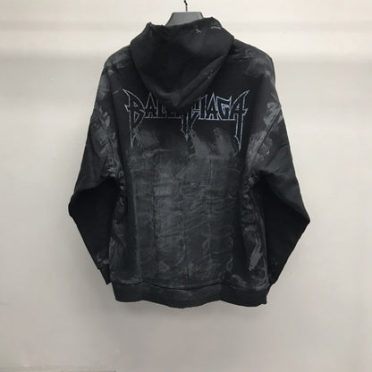 「#2467」Balenciaga Paris tower mud dyed hoodie