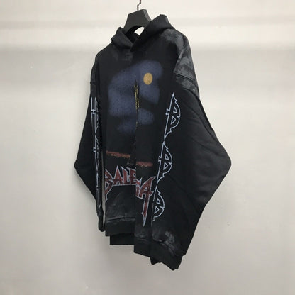 「#2467」Balenciaga Paris tower mud dyed hoodie
