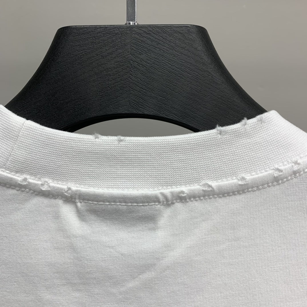 「#2506」Balenciaga front and back T-shirt with blurred letters